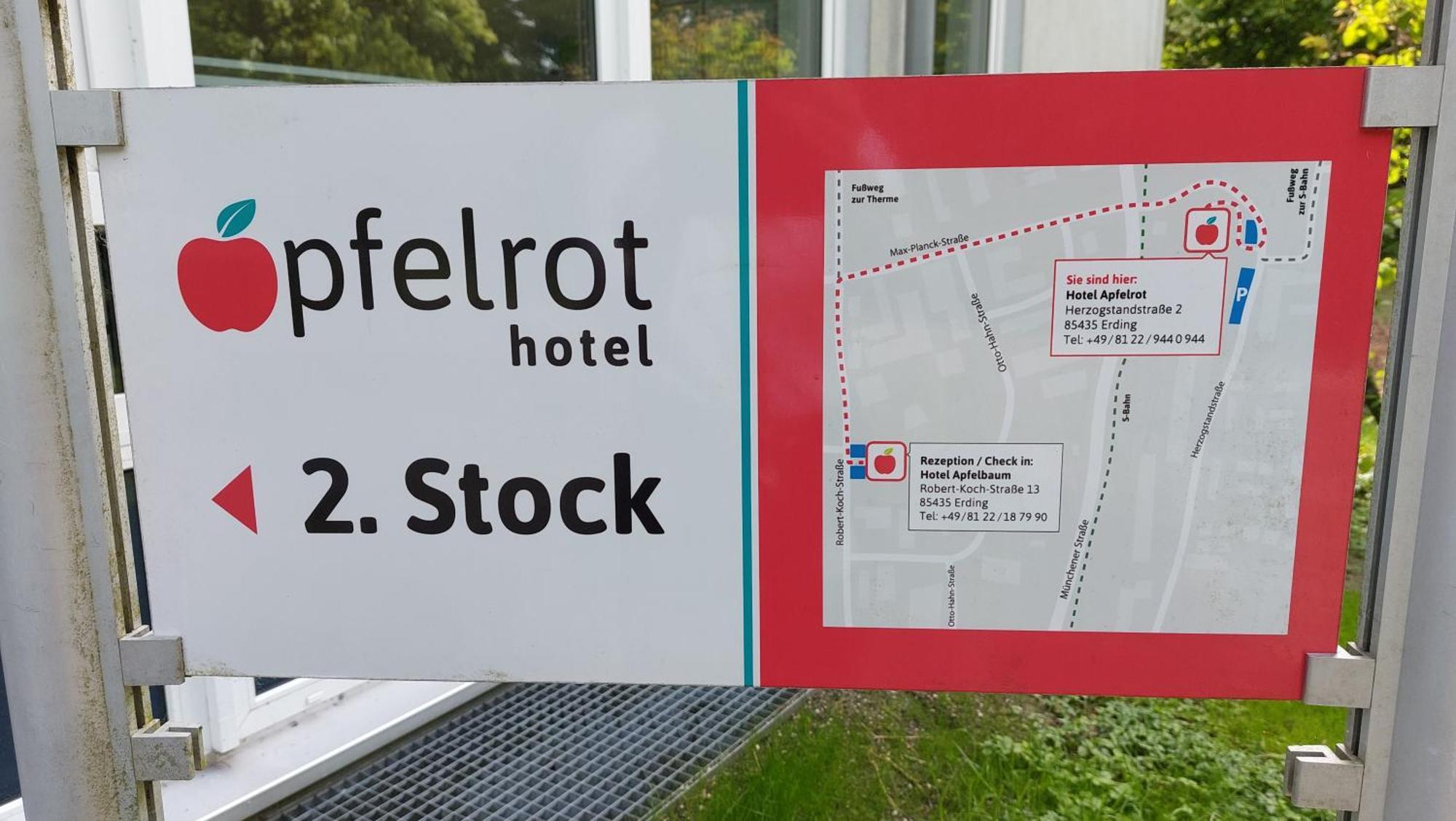 Hotel-Etage Apfelrot Erding Exteriör bild